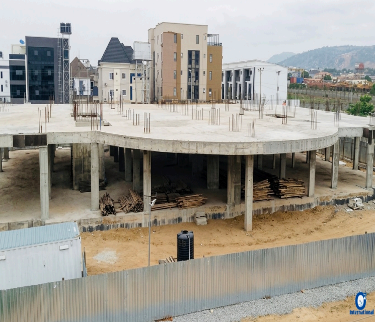 Active construction site